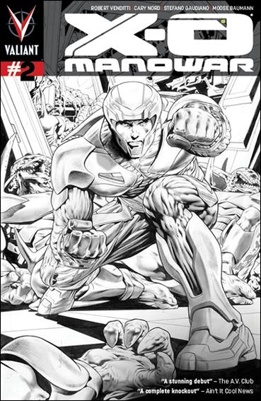 X-O Manowar (2012)  issue 2-C Arturo Lozzi Sketch Cover (2nd Printing)