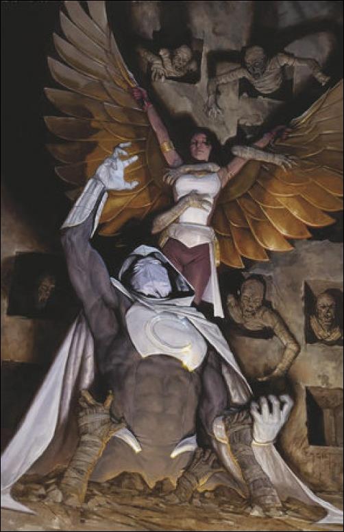 Moon Knight: City of the Dead issue 3-D Erik M. Gist 1:100 Virgin Cover