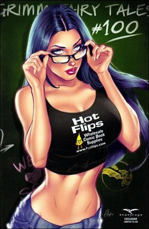 Grimm Fairy Tales (2005) issue 100-N Elias Chatzoudis Hot Flips Cover 1/500