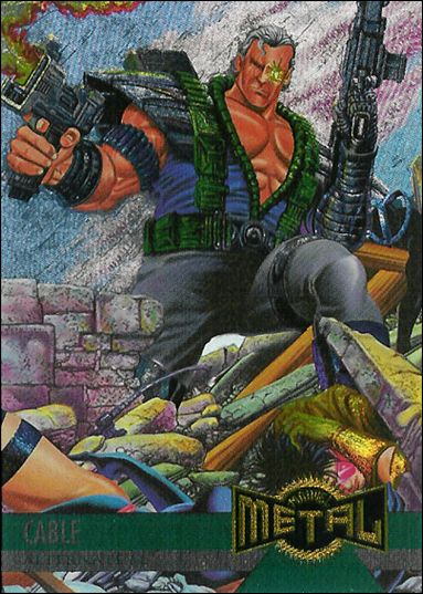 Marvel Metal (Base Set) card 127 Cable