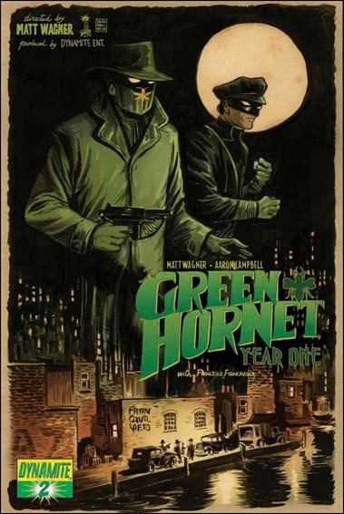 Green Hornet: Year One issue 2-B Francesco Francavilla 1:10 Cover