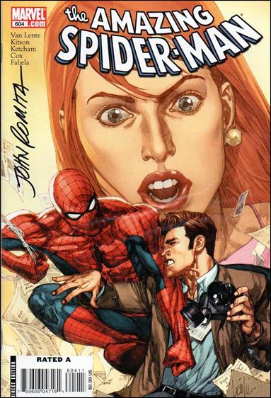 Amazing Spider-Man (1963) issue 604-B DF (Signed by John Romita Sr.) 1/150