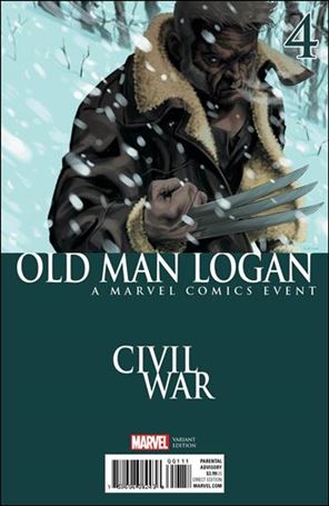 Old Man Logan (2016) issue 4-B Kalman Andrasofszky Civil War Cover
