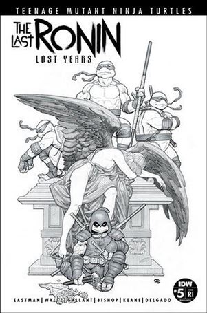 Teenage Mutant Ninja Turtles: The Last Ronin–The Lost Years issue 5-E Frank Cho B\W 1:50 Variant