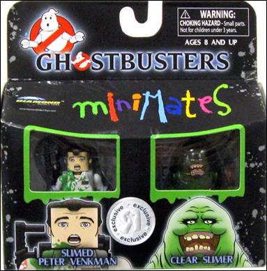 Ghostbusters Minimates figure 3-B Slimed P. Venkman & Clear Slimer - "Best of" (TRU)