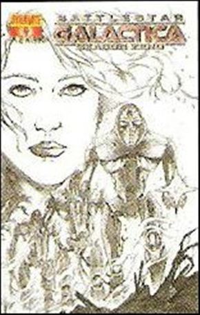 Battlestar Galactica: Season Zero issue 4-E Adriano Batista Sketch Cover