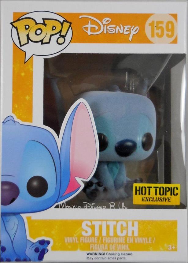 POP! Disney figure 159-B Stitch (Seated) (Flocked) Hot Topic