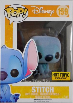 POP! Disney figure 159-B Stitch (Seated) (Flocked) Hot Topic