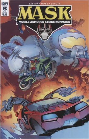 M.A.S.K.: Mobile Armored Strike Kommand issue 8-C Davide Fabbri Subscription Cover
