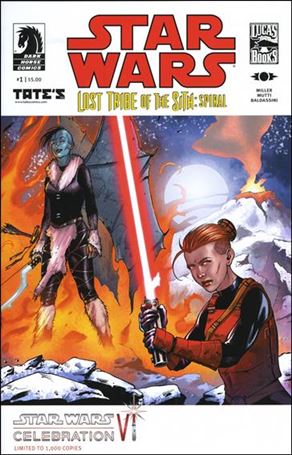 Star Wars: Lost Tribe of the Sith - Spiral issue 1-B Tate's Comics / Celebration VI Cover 1/1000