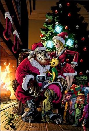 Shrugged (2006) issue 7-B aspenstore.com Virgin Holiday Cover 1/500