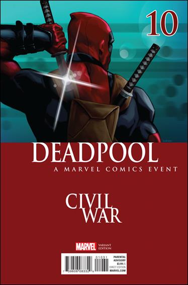 Deadpool (2016) issue 10-C Kalman Andrasofszky Civil War Cover