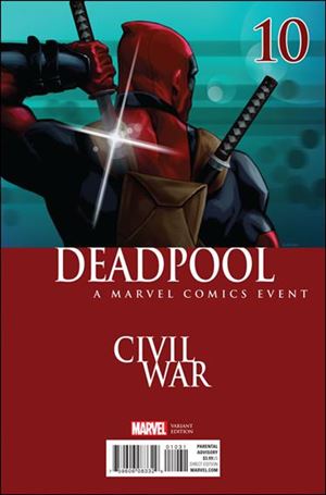 Deadpool (2016) issue 10-C Kalman Andrasofszky Civil War Cover