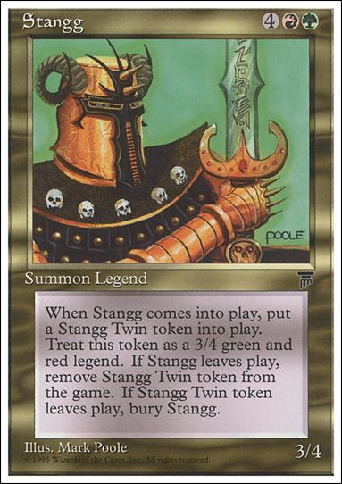 Magic the Gathering: Chronicles (Base Set) card 86 Stangg