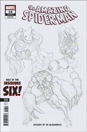 Amazing Spider-Man (2022) issue 18-B Ed McGuinness Design Cover