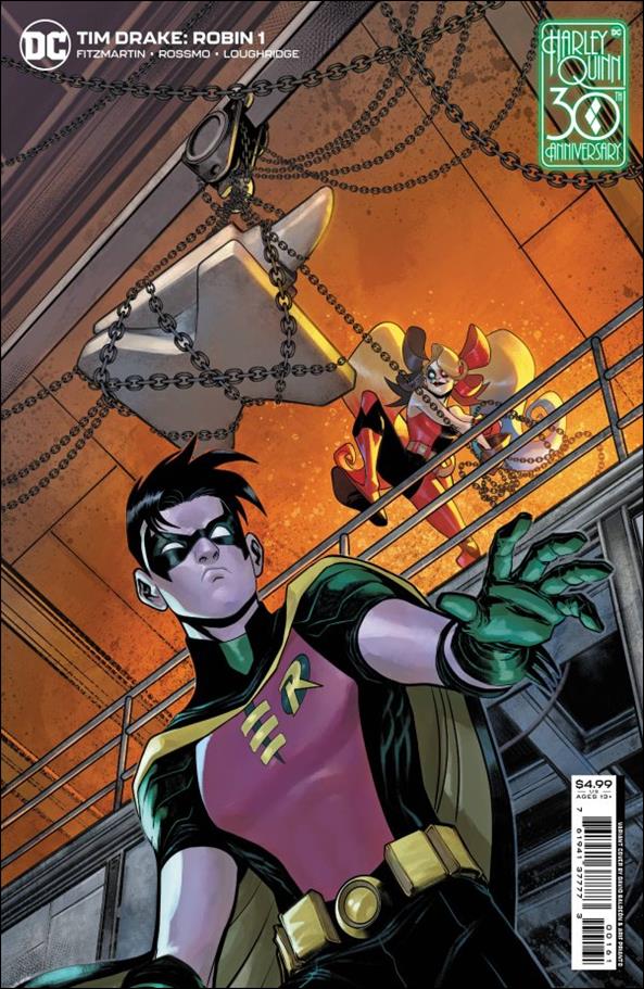 Tim Drake: Robin issue 1-C David Baldeon Harley Quinn 30th Anniversary Cover