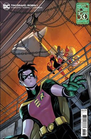 Tim Drake: Robin issue 1-C David Baldeon Harley Quinn 30th Anniversary Cover