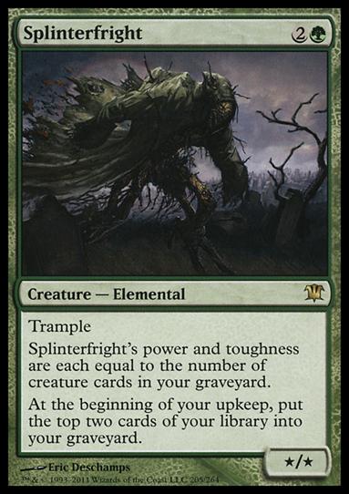 Magic the Gathering: Innistrad (Base Set) card 205 Splinterfright