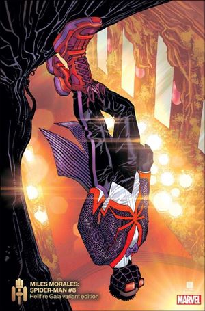 Miles Morales: Spider-Man (2022) issue 8-B Bernard Chang Hellfire Gala Cover