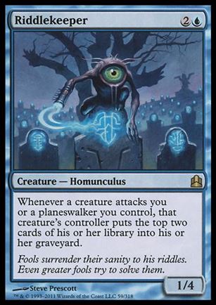 Magic the Gathering: Commander (Base Set) card 59 Riddlekeeper
