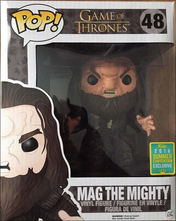 POP! Game of Thrones figure 48 Mag the Mighty Summer Convention 2016