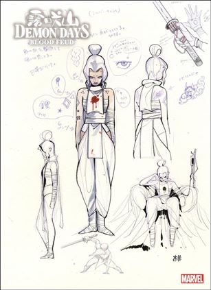 Demon Days: Blood Feud issue 1-H Peach Momoko 1:100 Design Cover