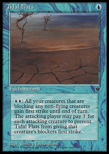Magic the Gathering: Fallen Empires (Base Set) card 27-C Tidal Flats