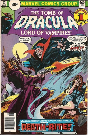 Tomb of Dracula (1972) issue 47-B 30 Cent Price Cover