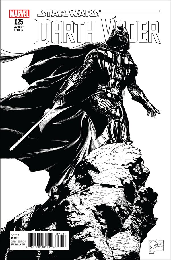 Darth Vader (2015) issue 25-L Joe Quesada 1:200 Black and White Cover