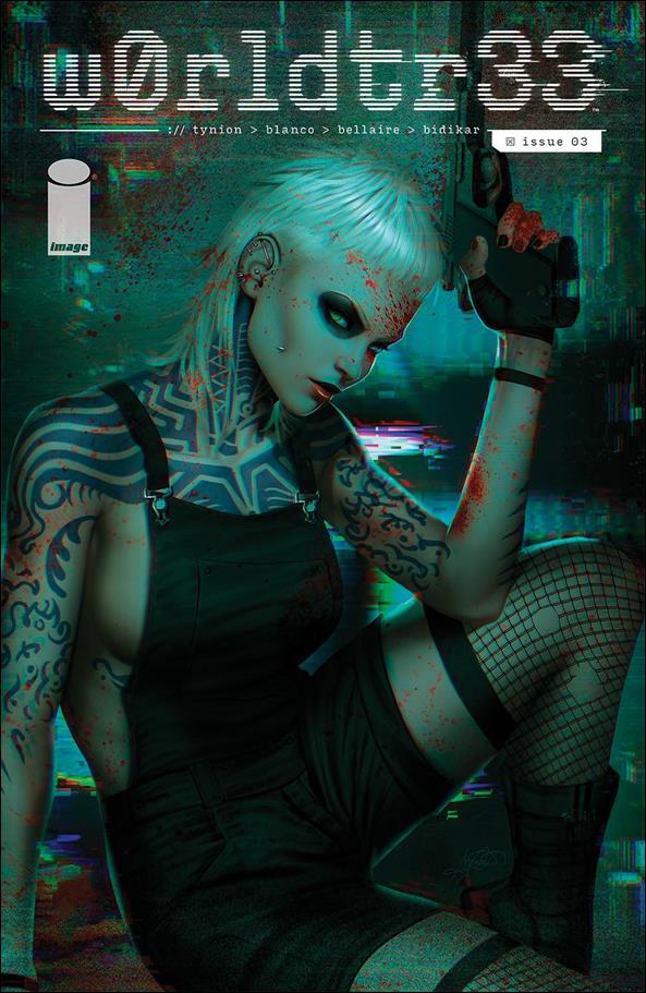 W0rldtr33 issue 3-D Ariel Diaz 1:50 Cover