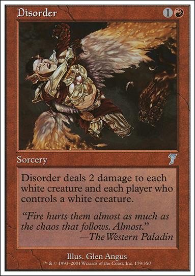 Magic the Gathering: 7th Edition (Base Set) card 179 Disorder