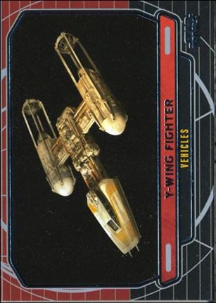 Star Wars Galactic Files (Base Set) card 273 Y-Wing Fighter Vehicles