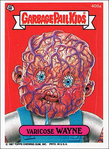 Garbage Pail Kids: Series 10 (Base Set) card 400a Varicose Wayne