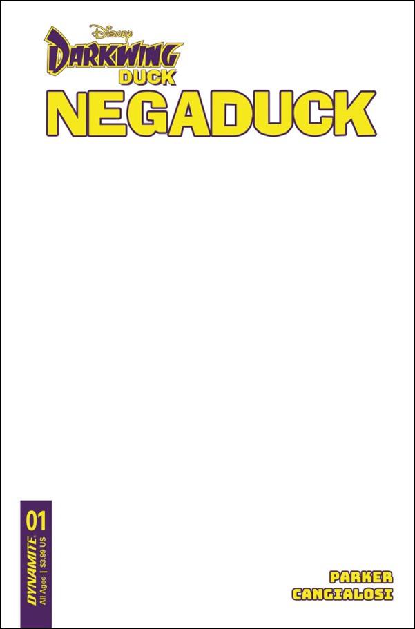 Negaduck issue 1-F Blank Authentix Cover