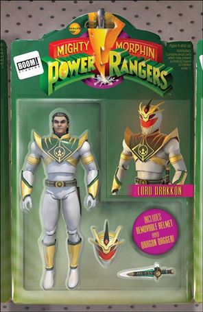 Mighty Morphin Power Rangers issue 15-B Telmos Santos Action Figure Cover