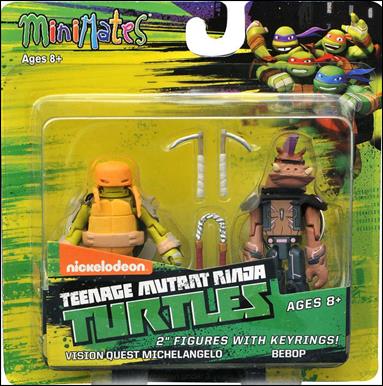 Teenage Mutant Ninja Turtles Minimates (2-Packs) figure 13 Vision Quest Michelangelo and Bebop
