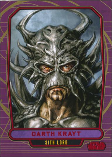 Star Wars Galactic Files (Red Foil Parallel Base Set) card 226 Darth Krayt - Sith Lord