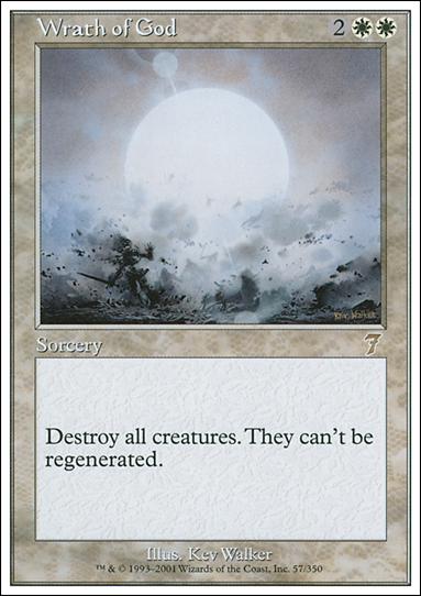 Magic the Gathering: 7th Edition (Base Set) card 57 Wrath of God