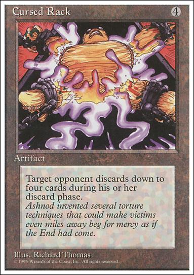 Magic the Gathering: 4th Edition (Base Set) card 312 Cursed Rack