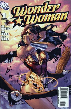 Wonder Woman (2006) issue 1-D DF (Signed by Allan Heinberg) 1/750