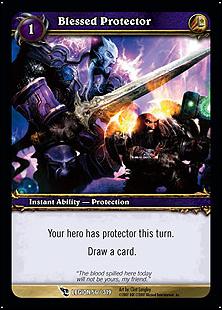 World of Warcraft: March of the Legion (Base Set) card 56 Blessed Protector