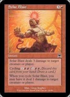 Magic the Gathering: Onslaught (Base Set) card 234 Solar Blast