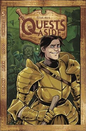 Quests Aside issue 5-B Michael Dialynas Cover