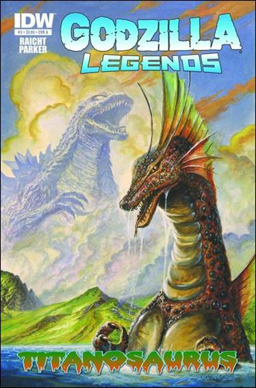 Godzilla Legends issue 3-B Bob Eggleton Cover