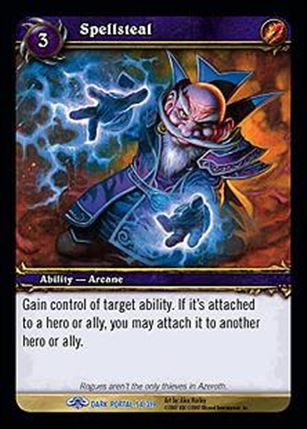 World of Warcraft: Through the Dark Portal (Base Set) card 54 Spellsteal