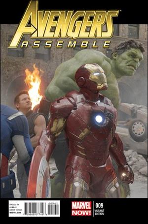 Avengers Assemble (2012) issue 9-C 1:50 Movie Wraparound Cover