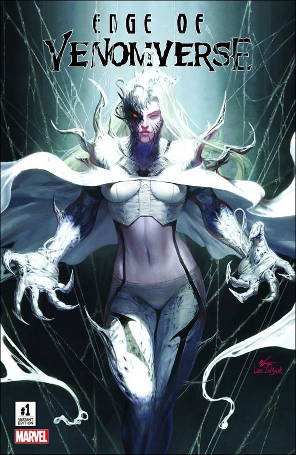 Edge of Venomverse issue 1-N InHyuk Lee ComicXposure Half Venomized Cover