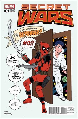 Secret Wars issue 9-C Fred Hembeck 1:25 Cover
