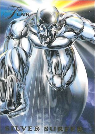 Marvel Annual Flair '94 (PowerBlast Subset) card 14 Silver Surfer