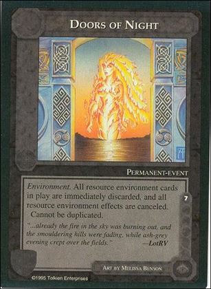 Middle-Earth: The Wizards (Base Set) card 103 Doors of Night